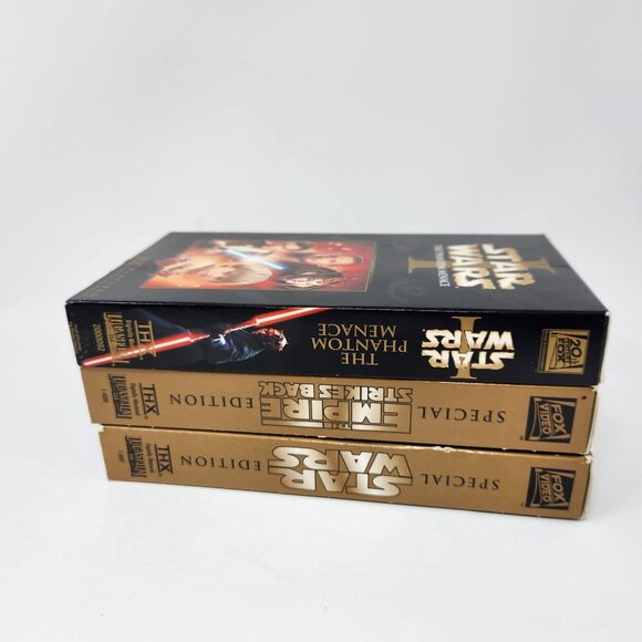 Star Wars VHS Trilogy Special Edition & The Phantom Menace Digitally THX Mastere - Picture 14 of 15